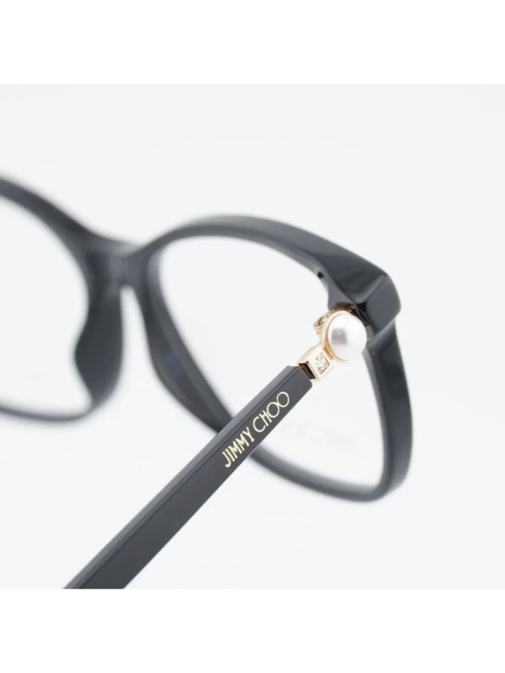 Jimmy Choo JC377 0807 00 Eyeglasses Black 53mm Rectangle Frame